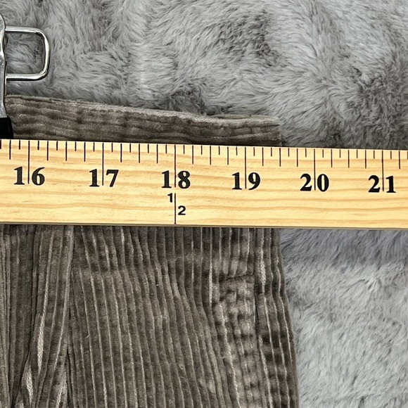 Vintage‎ Corduroy Pants 42x30 Brown Pleated Cuffed 90s Y2K Grunge Natural Issue - Picture 4 of 6